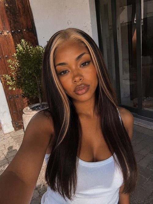 Perruque Bio en Cheveux Longs et Lisses pour un Look Naturel et Élégant